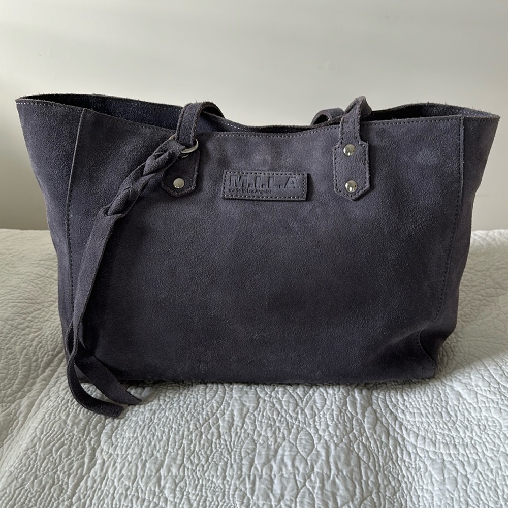 MILA (Made in Los Angeles) LUXE Bag/ Charcoal Gray